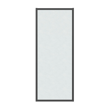 Душевая перегородка Grossman Style 200.K33.05.70.21.02 70х195 стекло текстурное профиль черный матовый